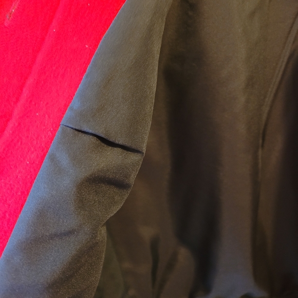 Peter Nygard Red & Black Wool Blend Jacket with Pockets - Picture 4 of 8